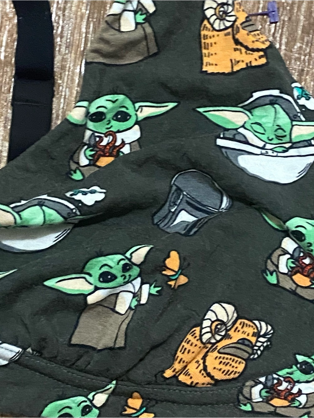 Meundies Womens XL Bra Bralette Baby Yoda Grogu Star Wars Green 38C 38D 40X 40D - Picture 2 of 9